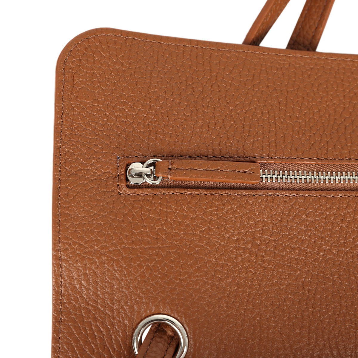 Chanel Maxi "Souplissimo" Small Flap Bag Camel Grained Calfskin Silver Hardware