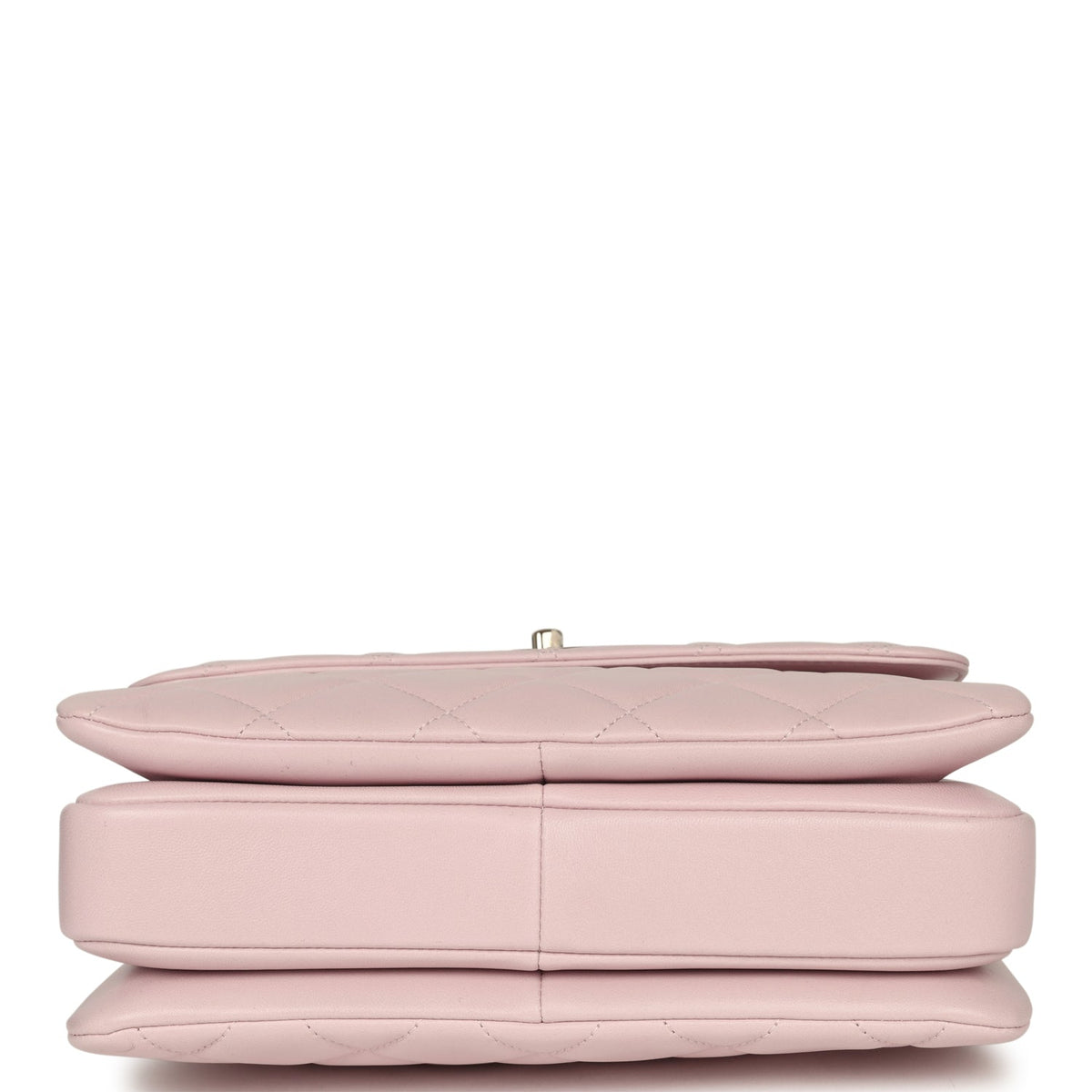Chanel Medium Trendy CC Top Handle Flap Light Pink Lambskin Light Gold Hardware