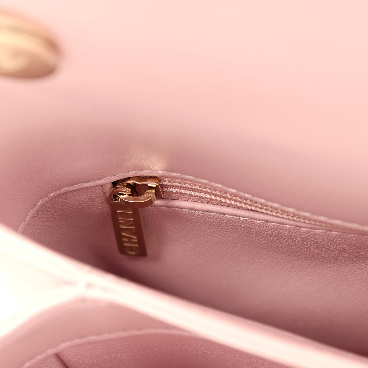 Chanel Medium Trendy CC Top Handle Flap Light Pink Lambskin Light Gold Hardware