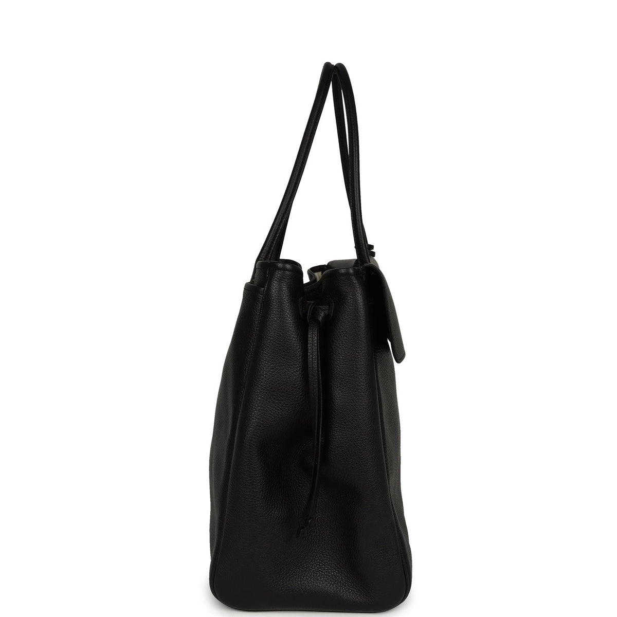 Chanel XXL "It Girl" Shopping Tote Black Calfskin Gold Hardware