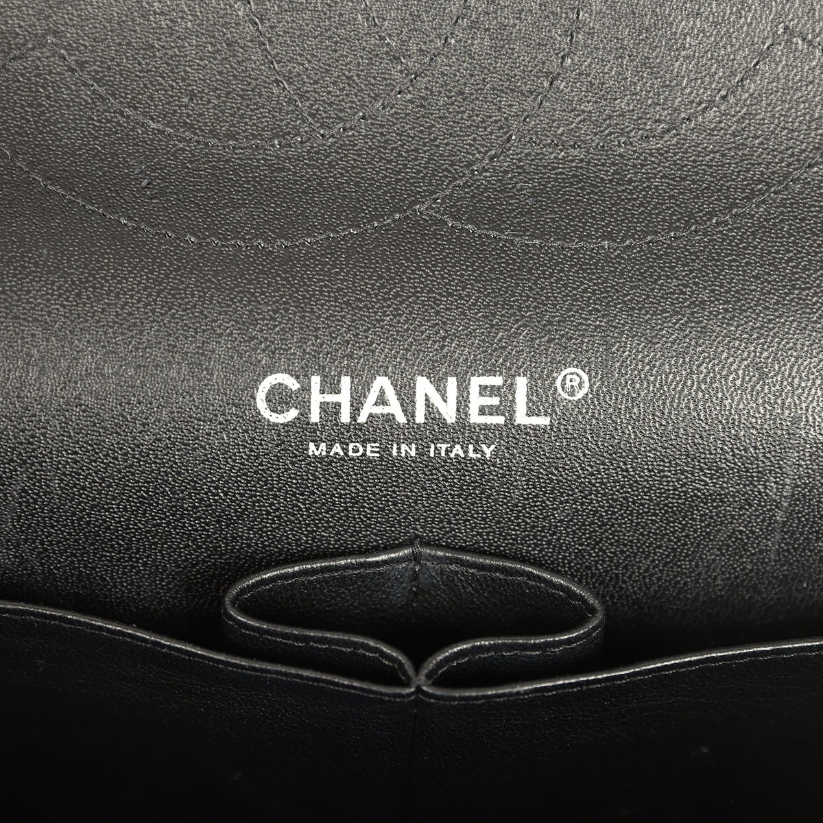 Pre-owned Chanel Jumbo Classic Double Flap Bag Black Patent Silver Hardware