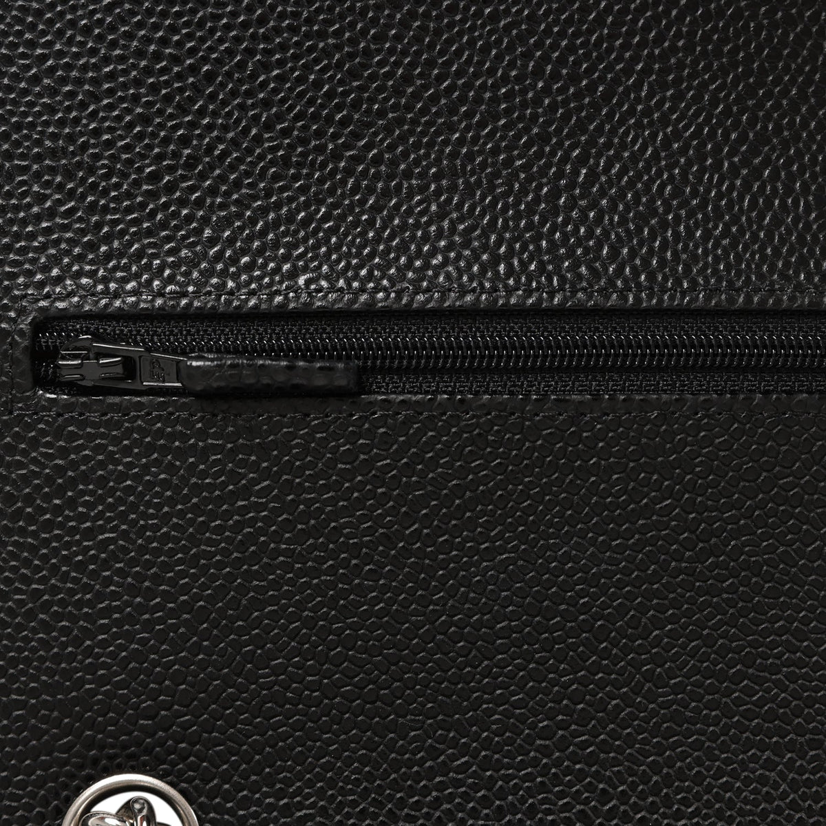 Chanel Maxi Classic Double Flap Bag Black Caviar Silver Hardware