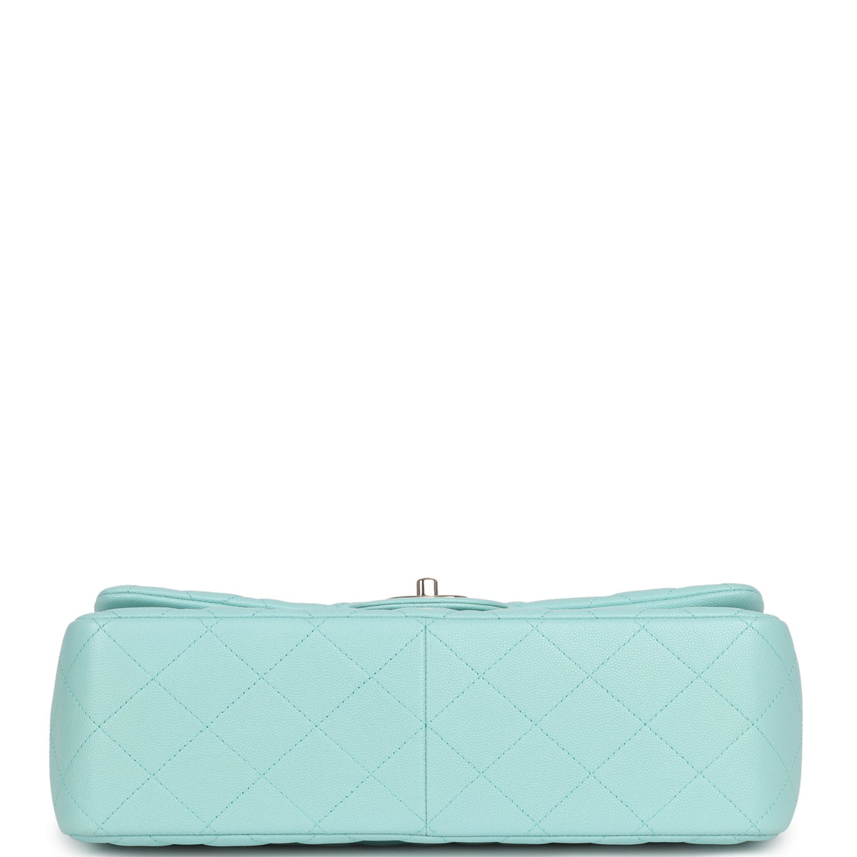 Chanel Jumbo Classic Double Flap Light Blue Caviar Light Gold Hardware
