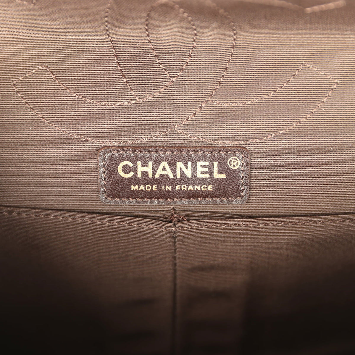 Pre-owned Chanel Medium Paris-Shanghai Reissue 226 2.55 Double Flap Bag Gold Glazed Tweed Antique Gold Hardware