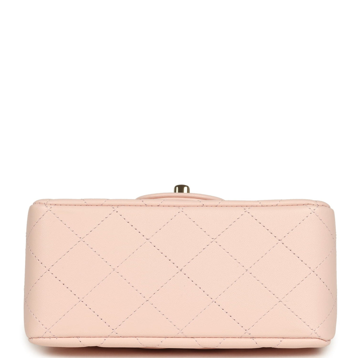 Chanel Mini Classic Square Flap Bag Pink Lambskin Gold Hardware