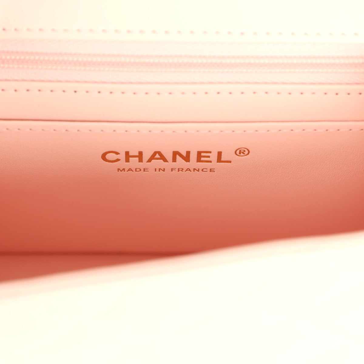 Chanel Mini Classic Square Flap Bag Pink Lambskin Gold Hardware
