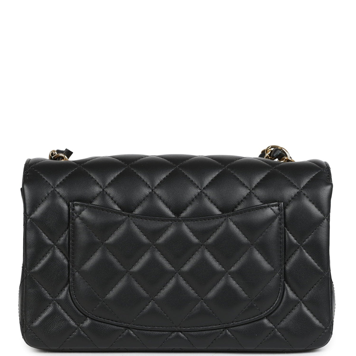 Chanel Mini Classic "Charms" Rectangular Flap Bag Black Lambskin Gold Hardware
