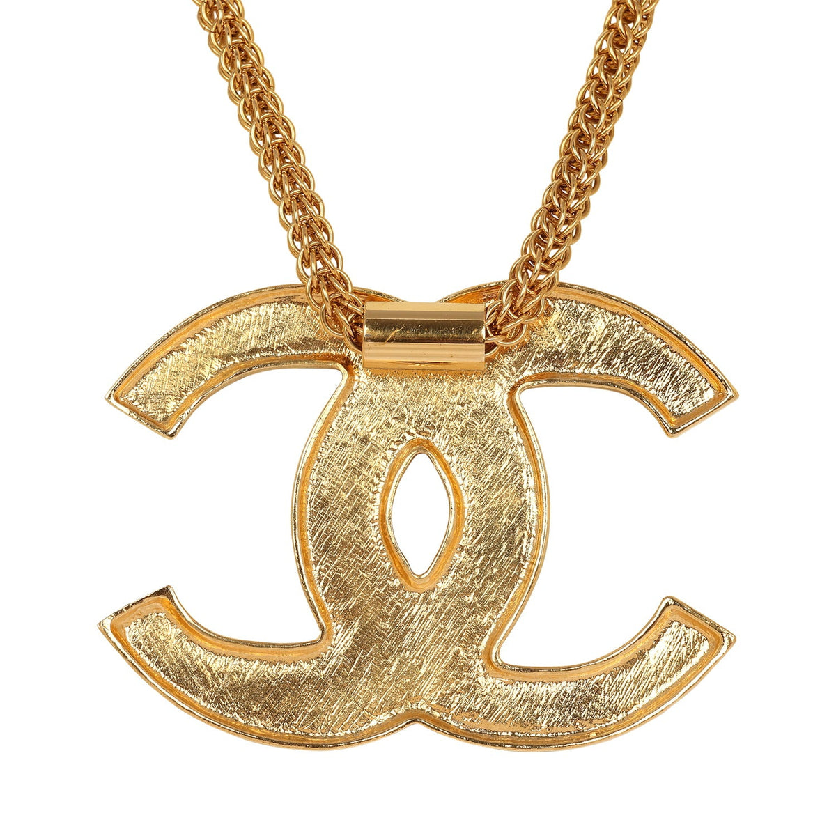 Pre-owned Chanel Large "Along The Nile" Short CC Necklace Black, Resin Gold