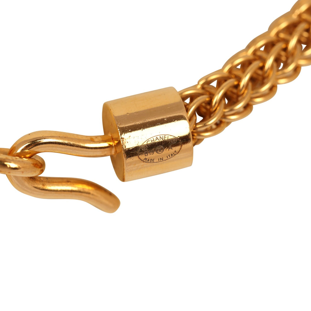Pre-owned Chanel Large "Along The Nile" Short CC Necklace Black, Resin Gold