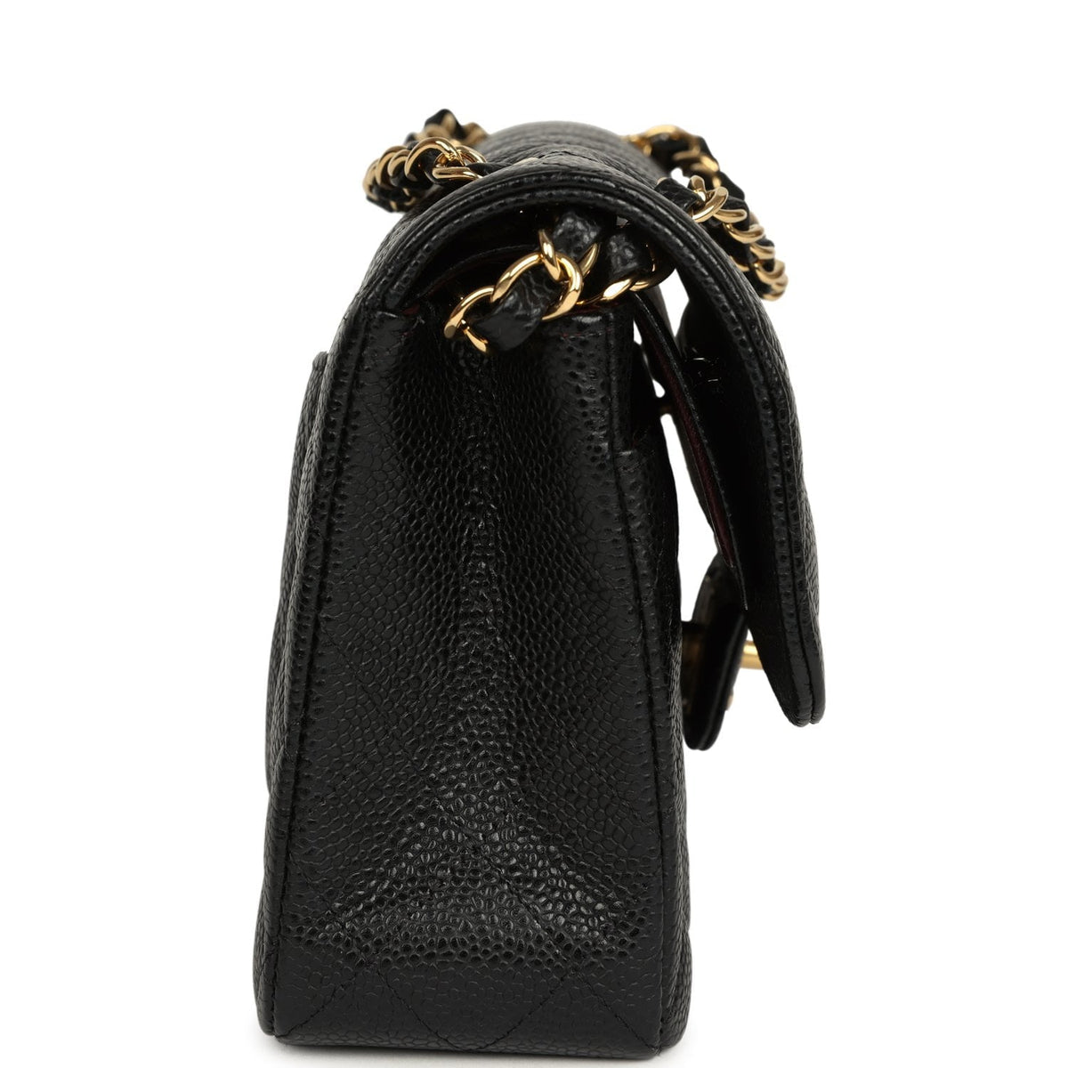 Chanel Small Classic Double Flap Bag Black Caviar Gold Hardware
