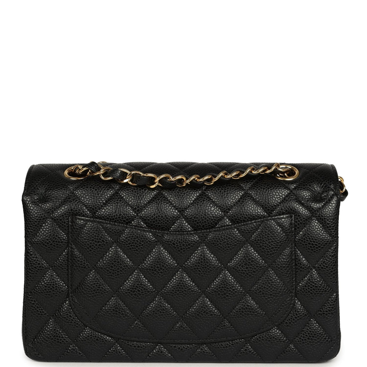 Chanel Small Classic Double Flap Bag Black Caviar Gold Hardware