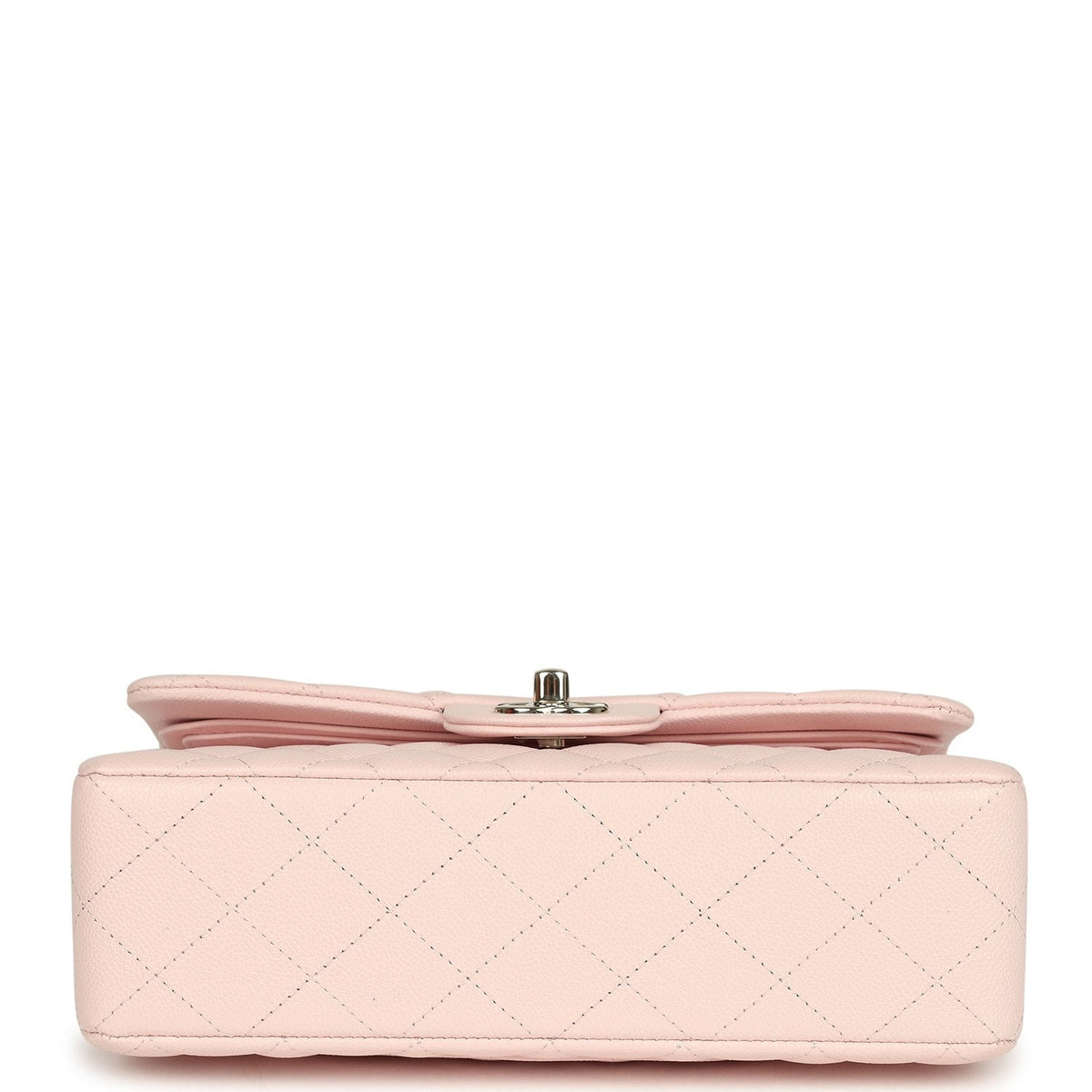 Chanel Small Classic Double Flap Bag Light Pink Shiny Caviar Light Gold Hardware