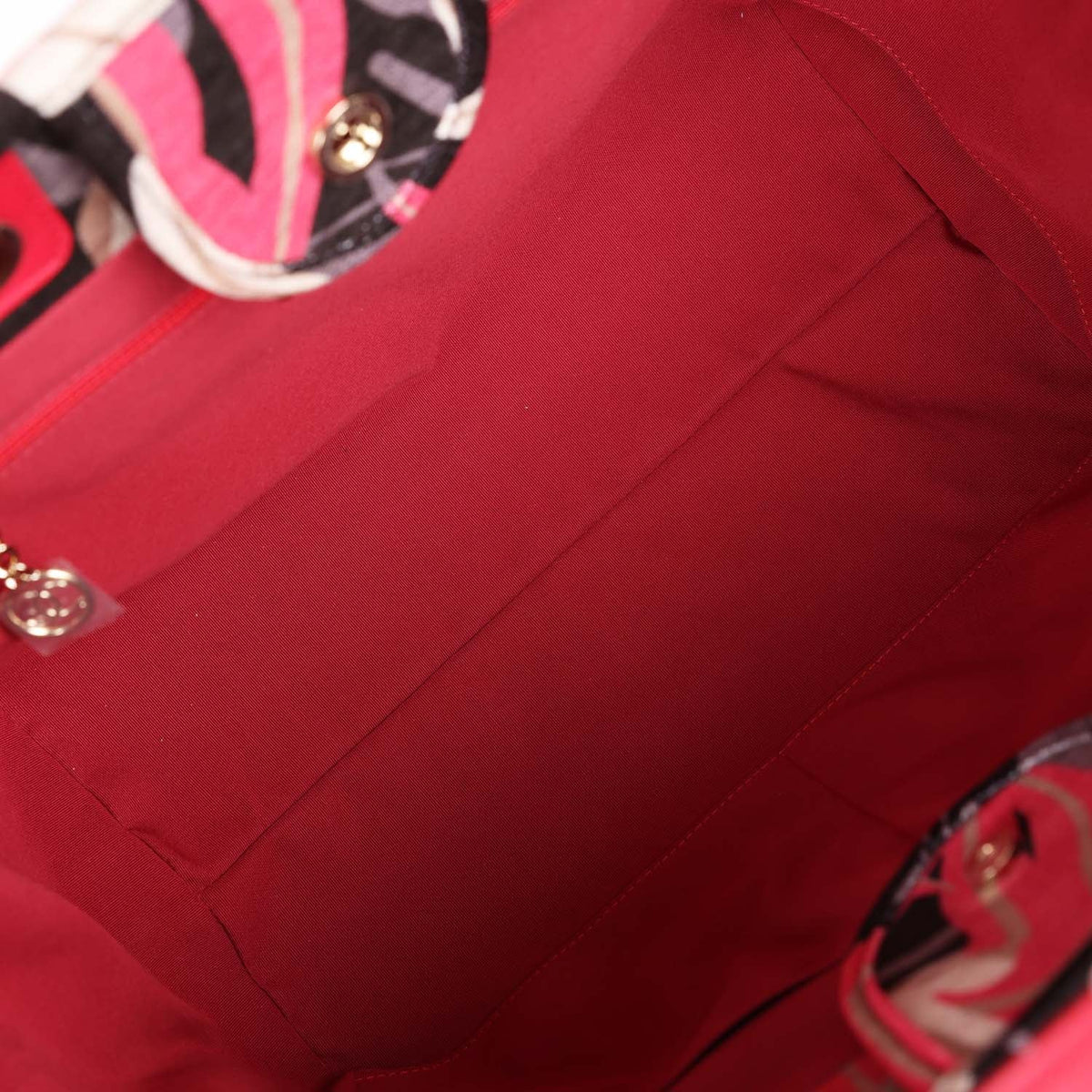 Chanel Medium Deauville Shopping Tote Grey, Pink Tropical Floral Velvet Light Gold Hardware