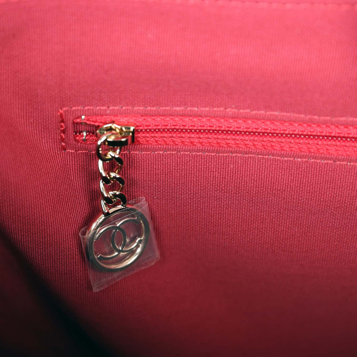 Chanel Medium Deauville Shopping Tote Grey, Pink Tropical Floral Velvet Light Gold Hardware