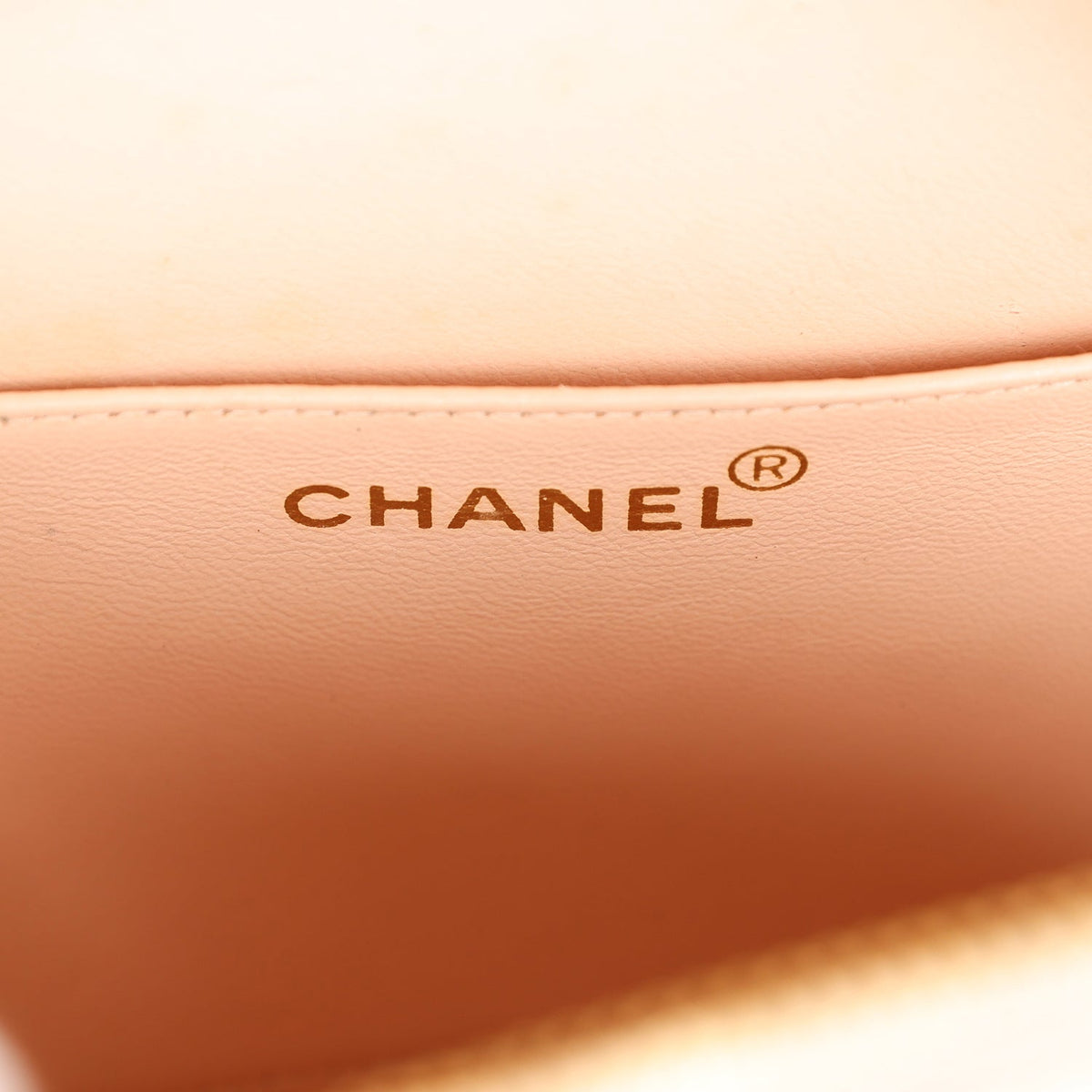 Vintage Chanel Round Vanity Bag Beige, Black Patent Leather Antique Gold Hardware