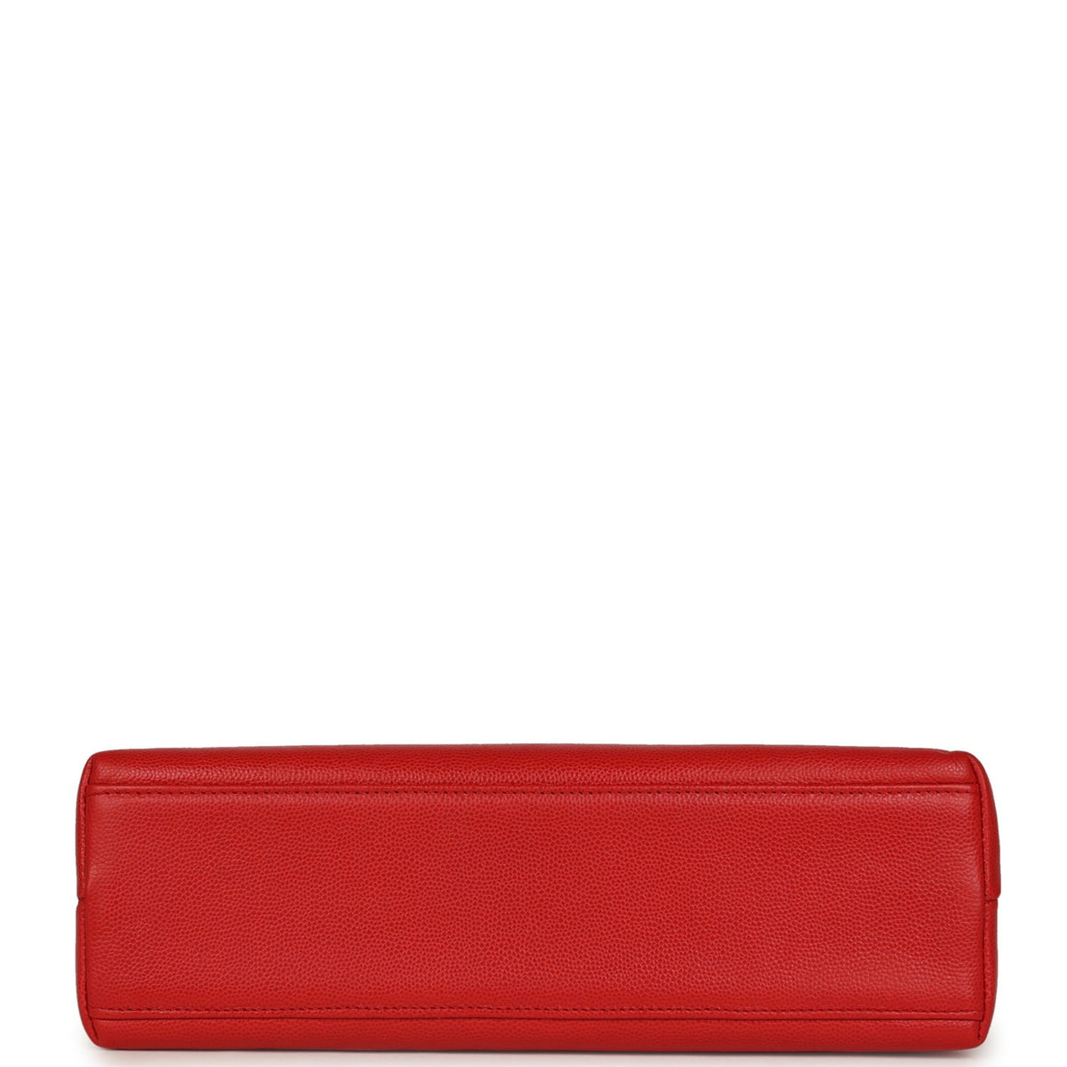 Vintage Chanel Large Kelly Red Caviar Gold Hardware