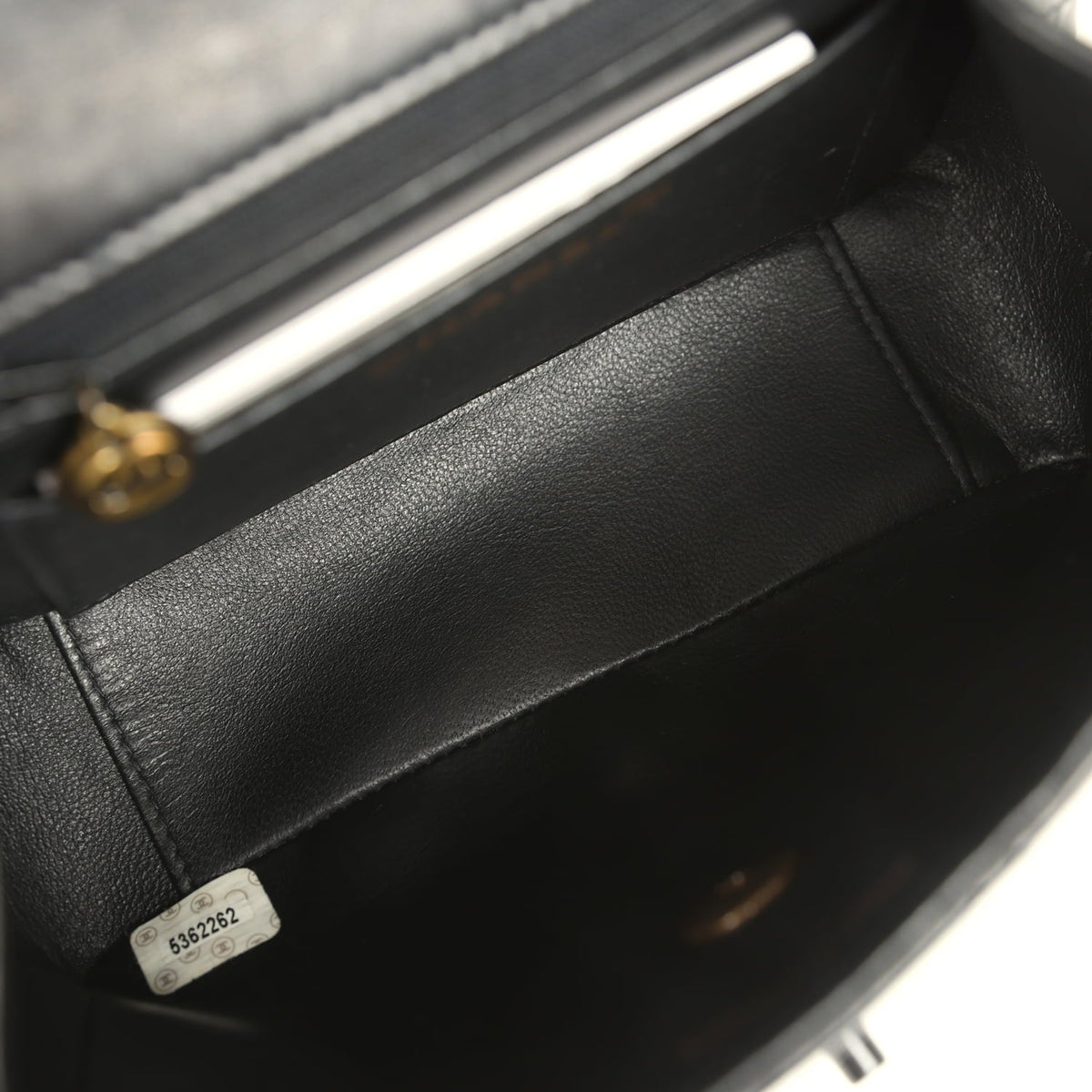 Vintage Chanel Mini Envelope Flap Bag Black Lambskin Black Hardware