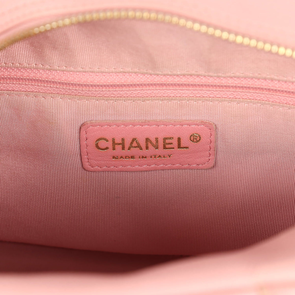 Vintage Chanel Small Timeless CC Bowling Bag Pink Caviar Gold Hardware