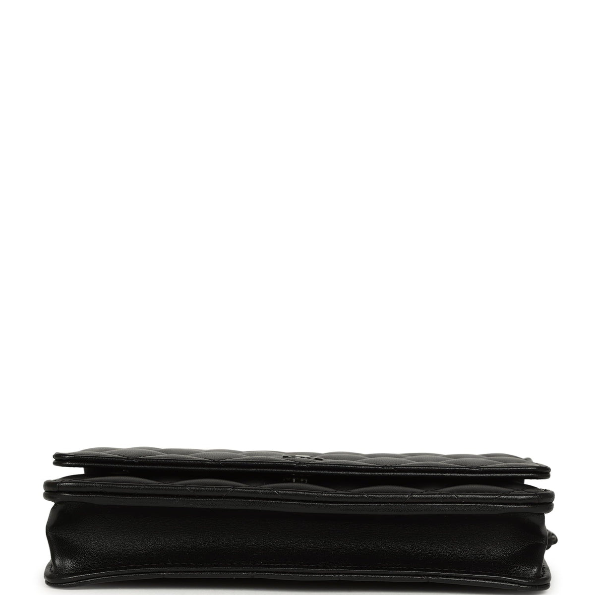 Chanel Classic Wallet On Chain WOC SO Black Lambskin Black Hardware