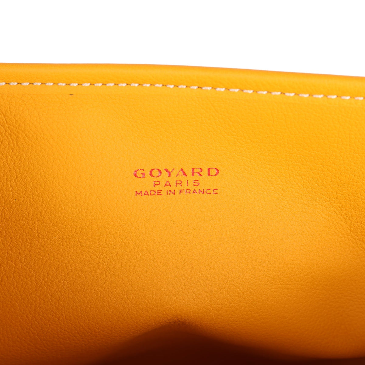 Goyard Goyardine Yellow Anjou Mini Bag Palladium Hardware