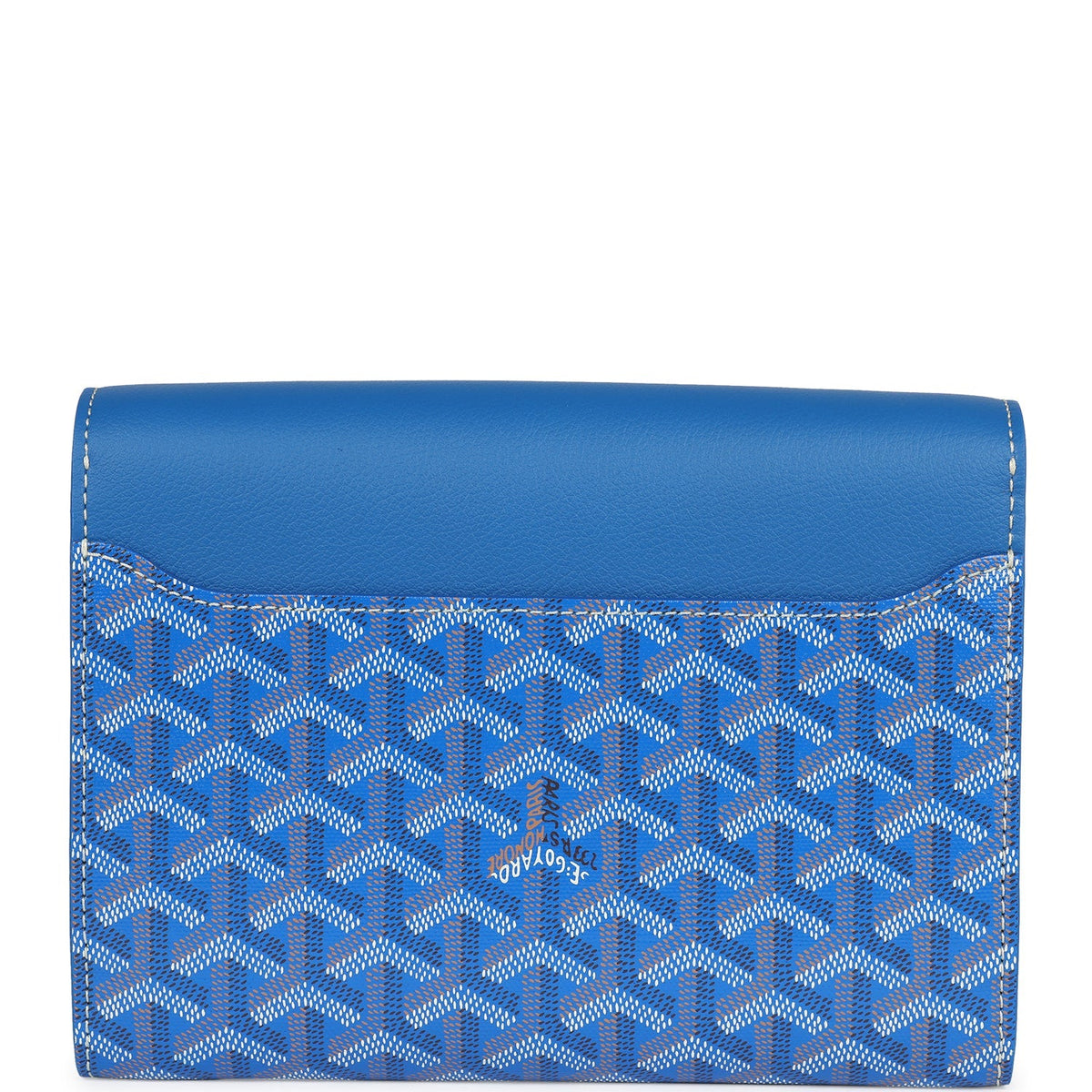 Goyard Goyardine Sky Blue Chypre Wallet-Pouch Palladium Hardware