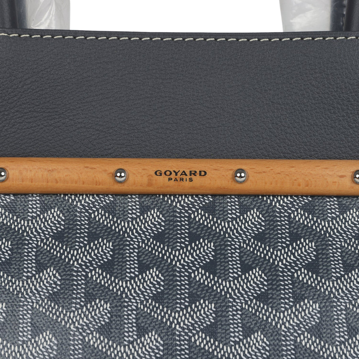Goyard Saigon Tote Grey Goyardine Canvas Palladium Hardware