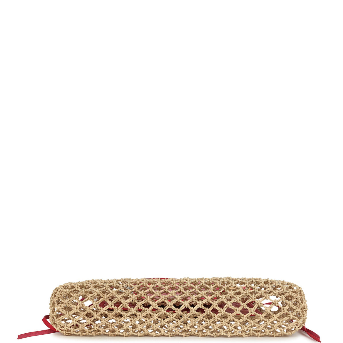 Goyard Goyardine Canvas Fuchsia Aligre Bag Raffia Net Palladium Hardware