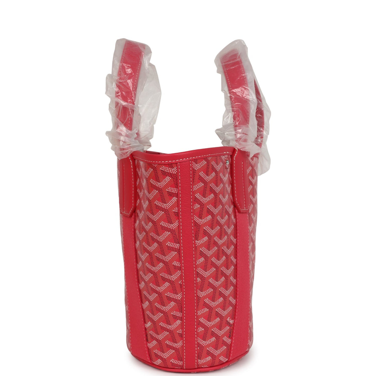 Goyard Goyardine Belharra PM Fuchsia Tote Palladium Hardware