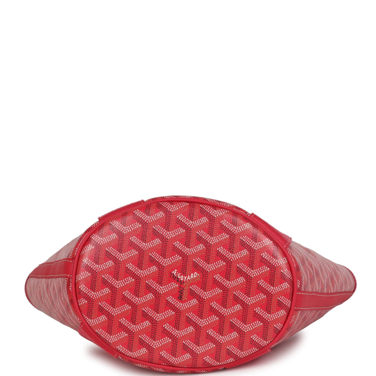 Goyard Goyardine Belharra PM Fuchsia Tote Palladium Hardware