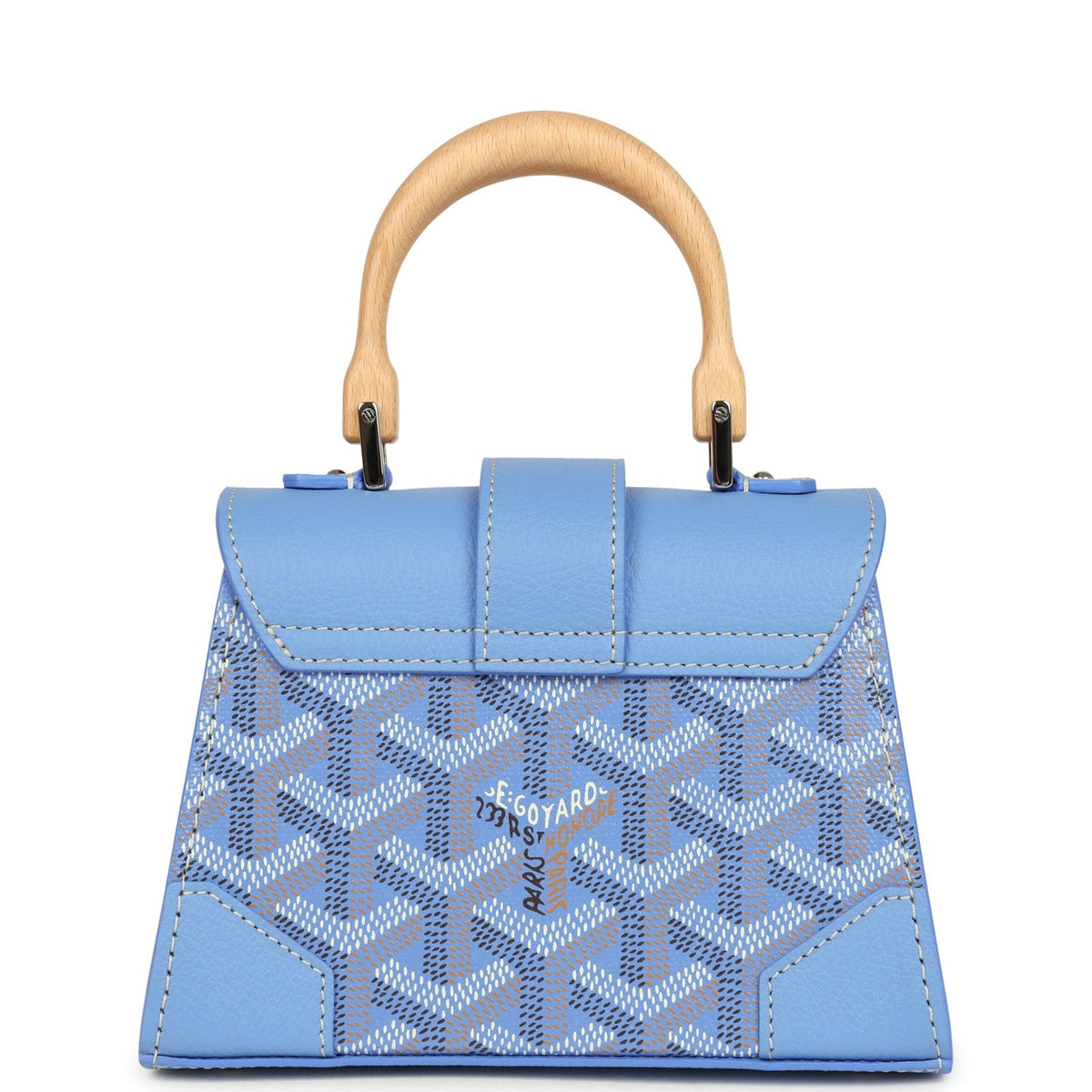 Goyard Goyardine Canvas Iris Saigon Structure Nano Palladium Hardware
