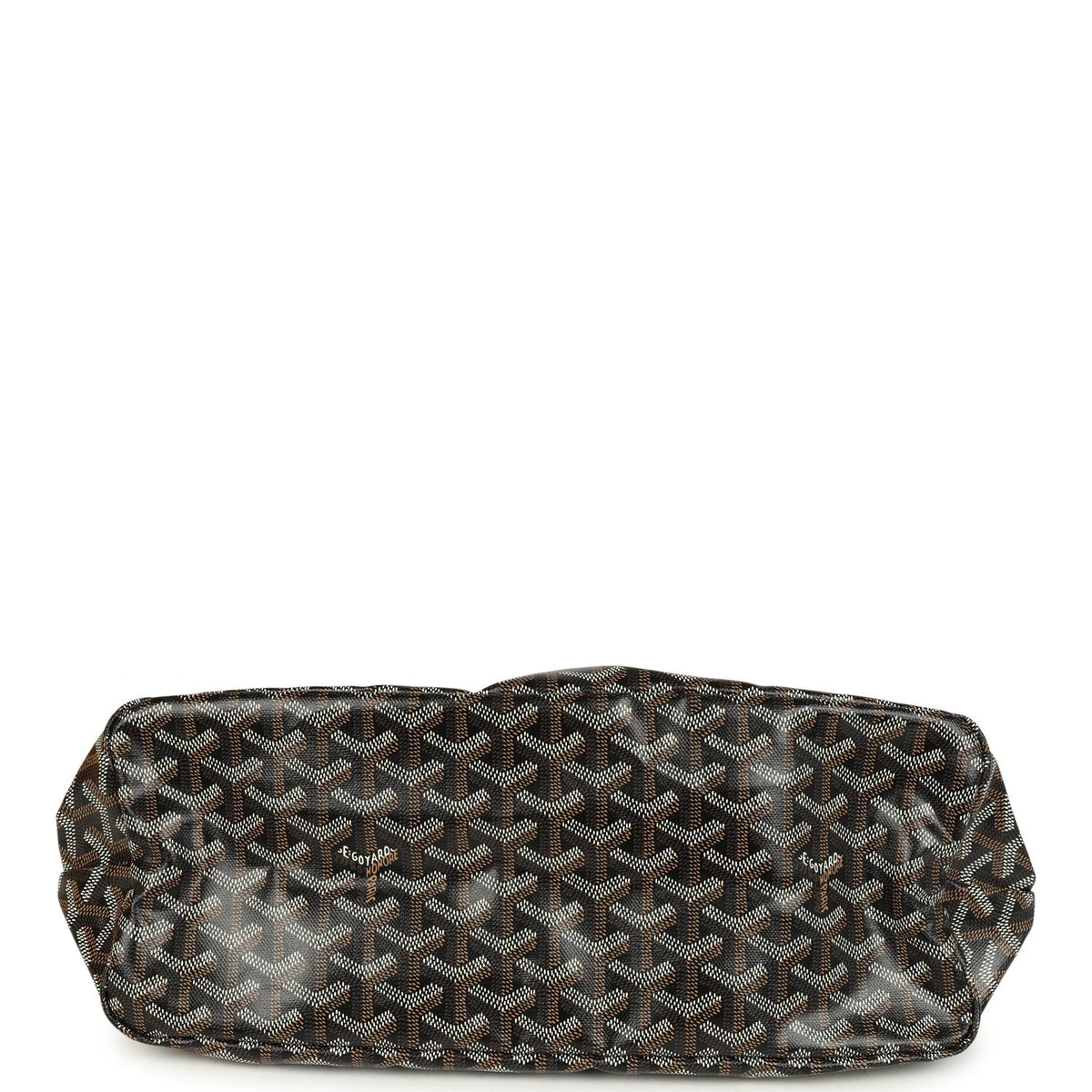 Goyard Goyardine Black Boheme Hobo Bag Palladium Hardware