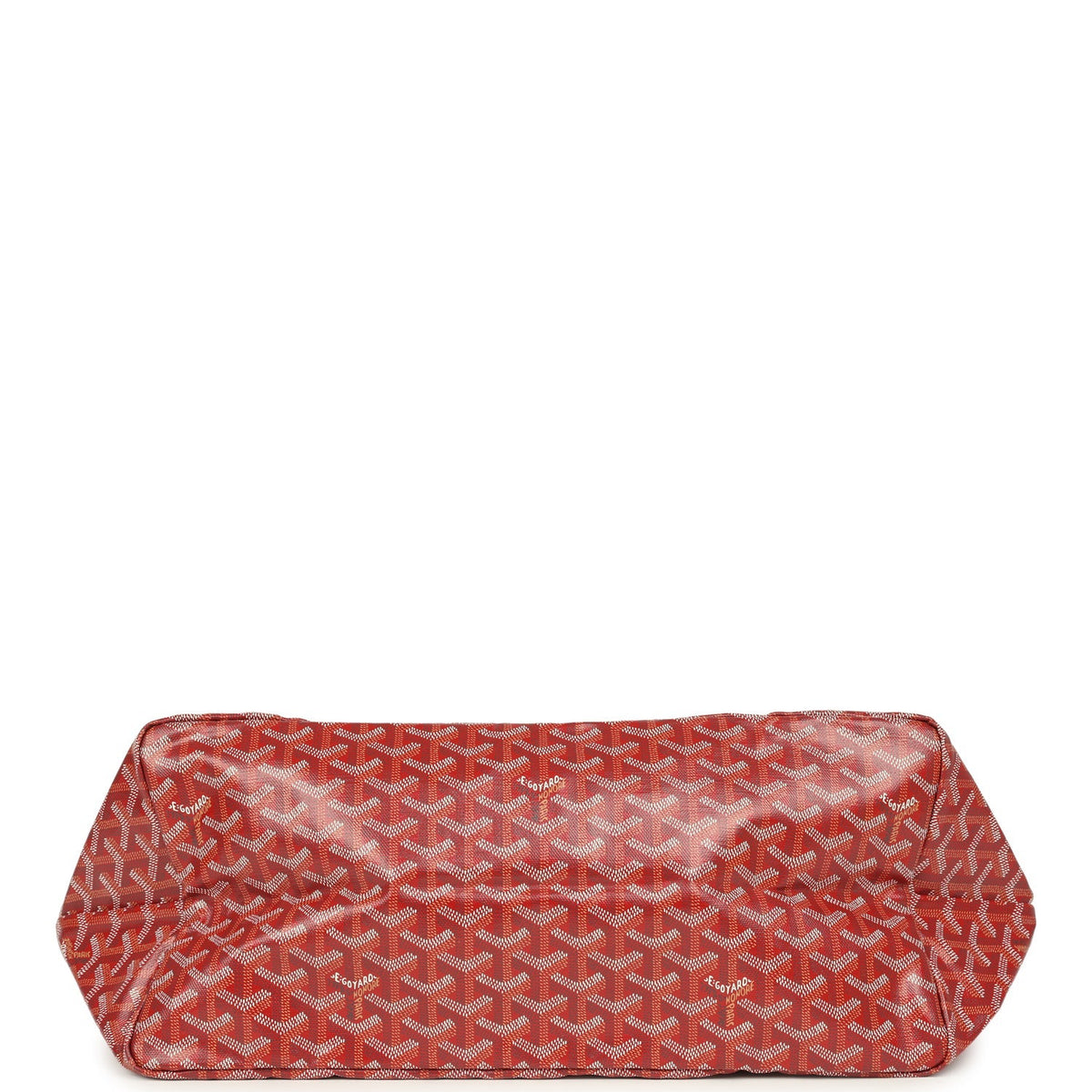 Goyard Goyardine Red Saint Louis GM Tote Bag Palladium Hardware
