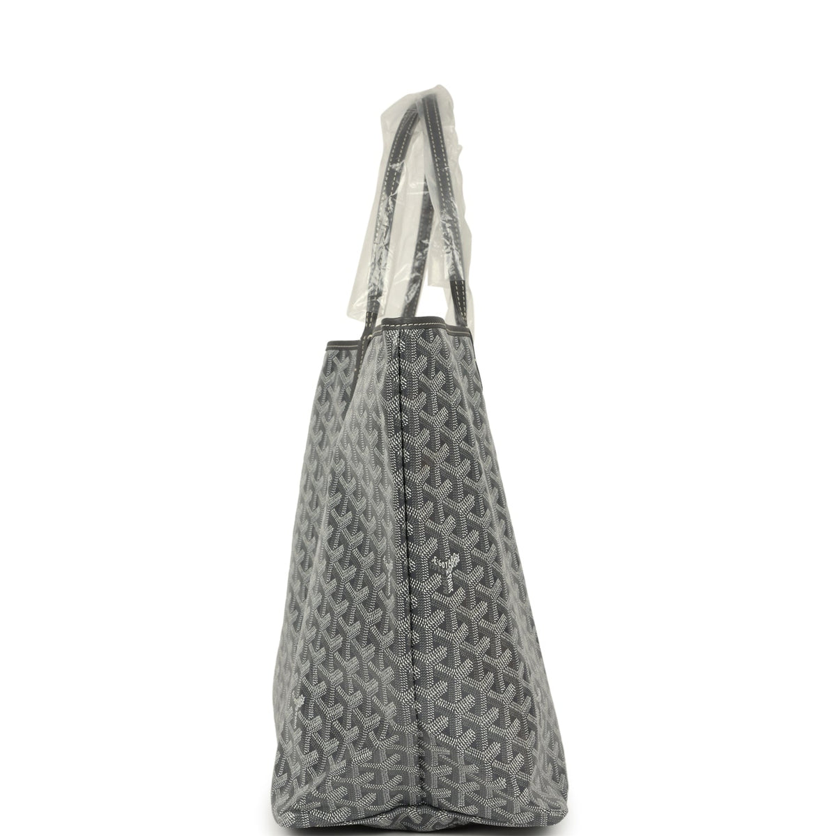 Goyard Goyardine Grey St. Louis GM Tote Bag Palladium Hardware