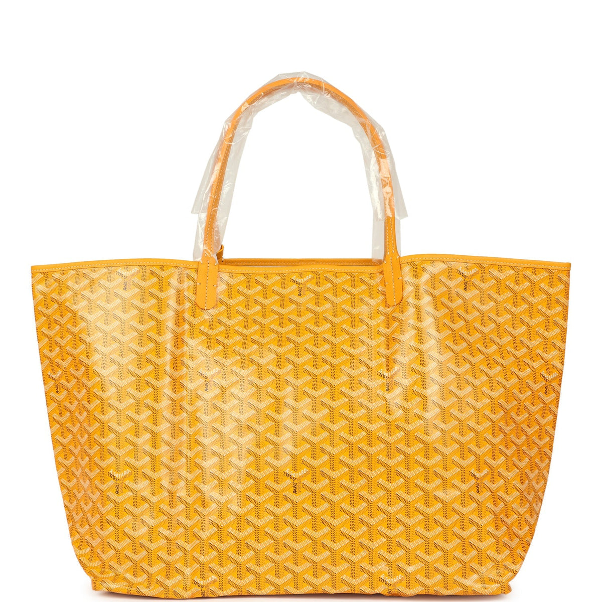 Goyard Goyardine Yellow Saint Louis GM Tote Bag Palladium Hardware
