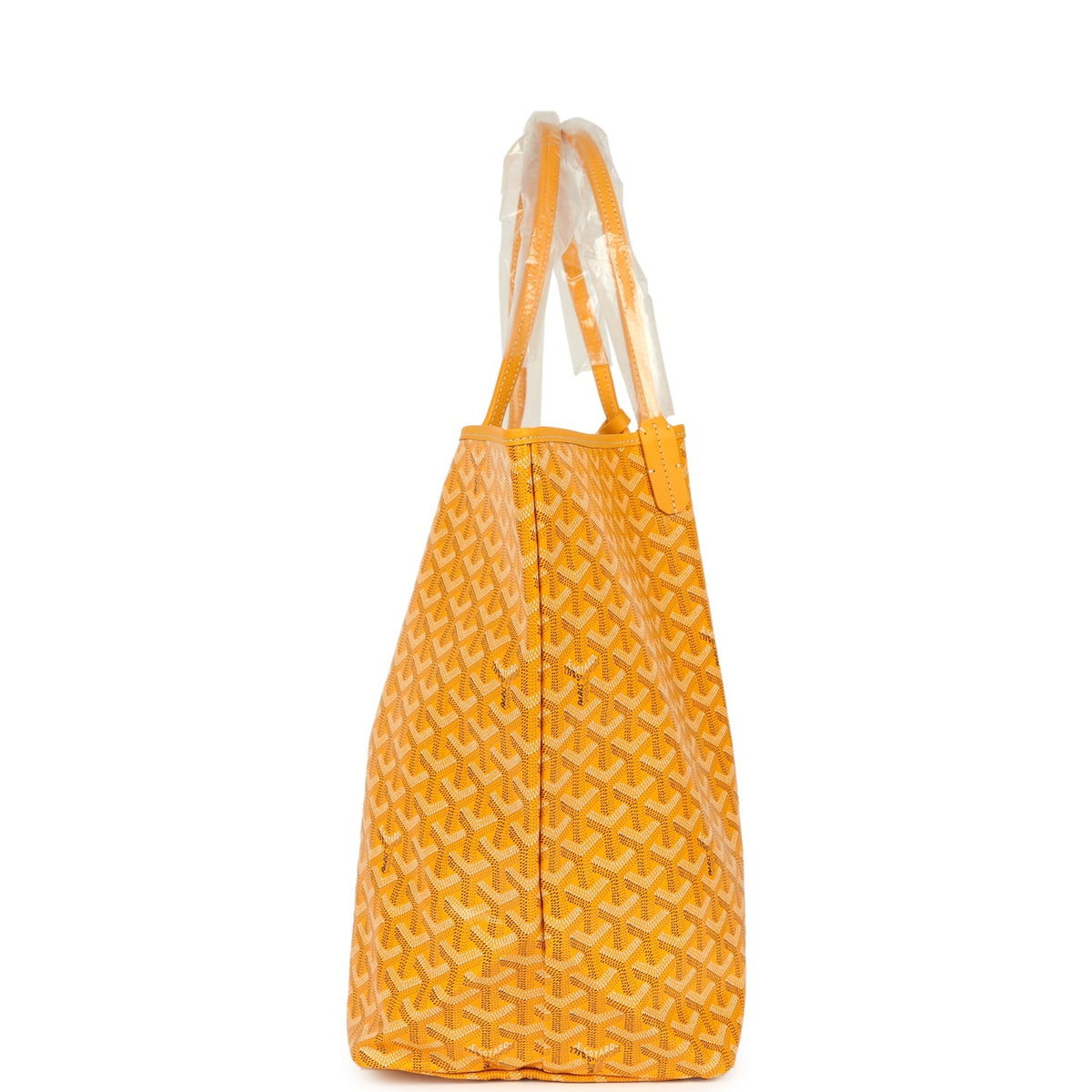 Goyard Goyardine Yellow Saint Louis GM Tote Bag Palladium Hardware