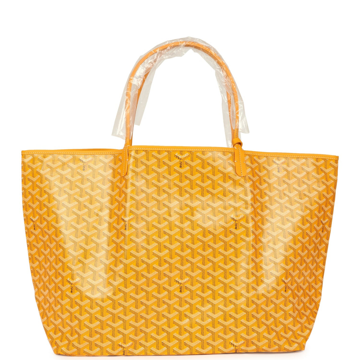Goyard Goyardine Yellow Saint Louis GM Tote Bag Palladium Hardware
