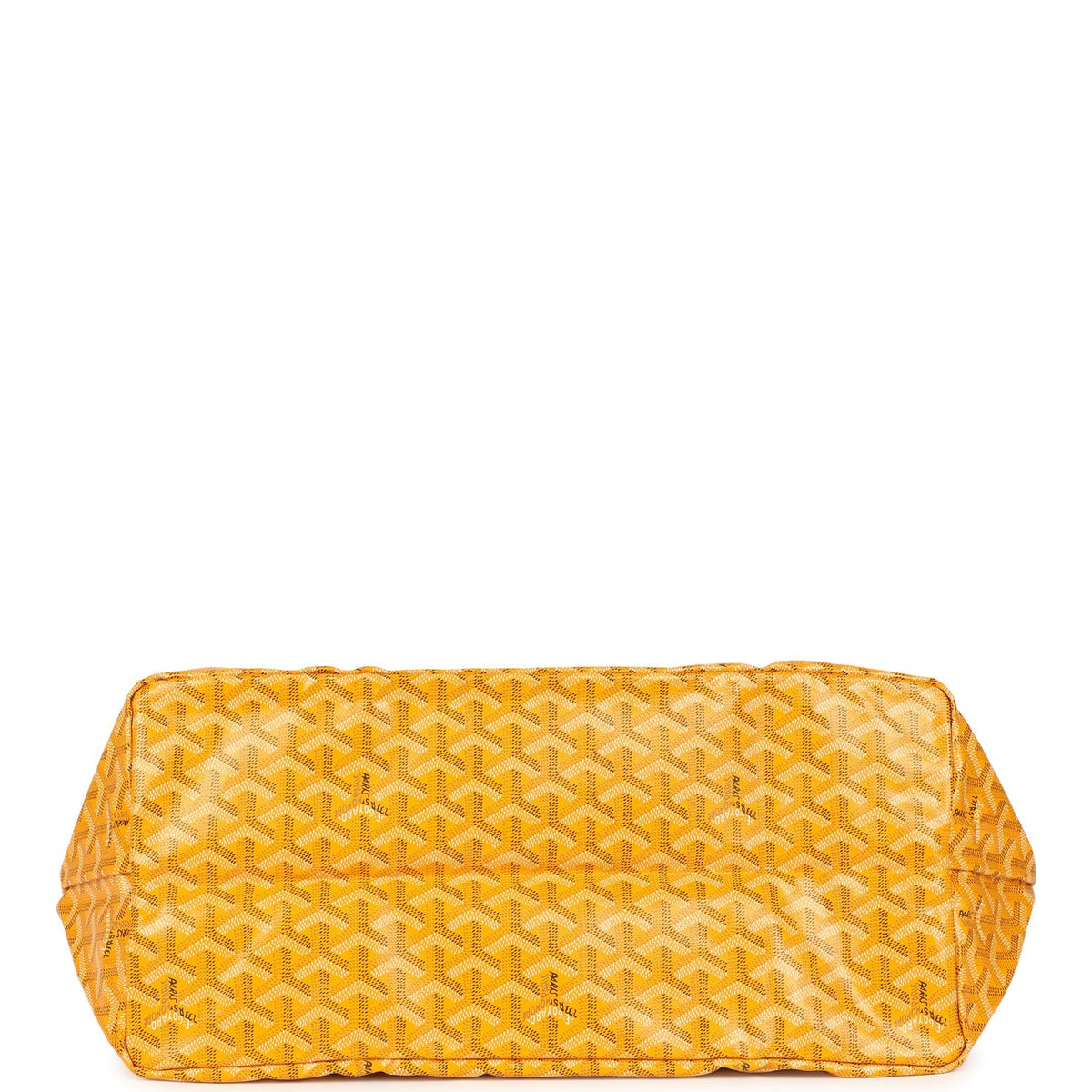 Goyard Goyardine Yellow Saint Louis GM Tote Bag Palladium Hardware