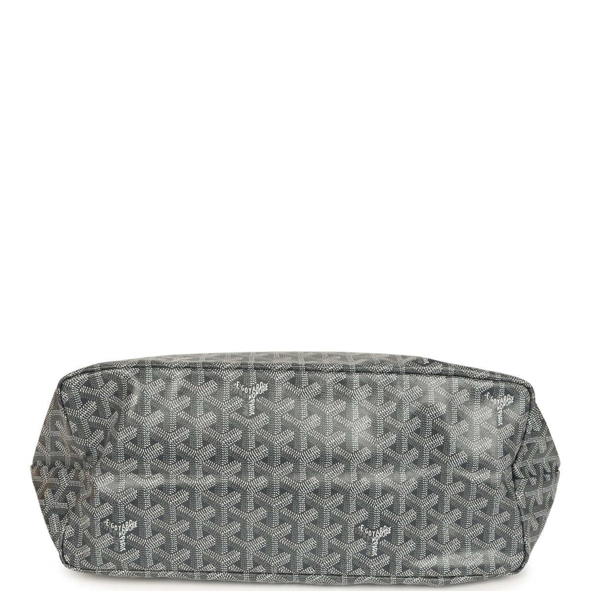 Goyard Goyardine Grey Saint Louis PM Tote Bag Palladium Hardware