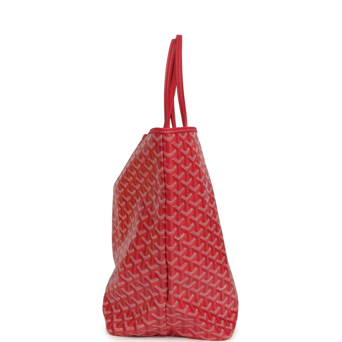 Goyard Goyardine Fuchsia Saint Louis GM Tote Bag Palladium Hardware