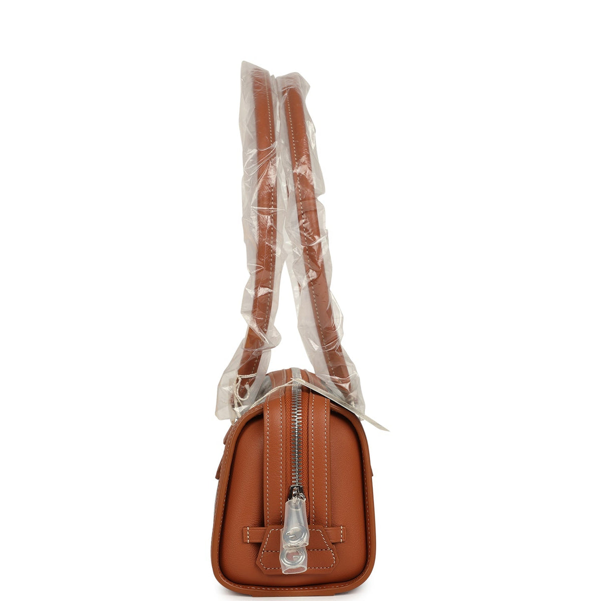 Goyard Goyardine Canvas Bonbonnière Bag Black, Brown Chevroches Calfskin Palladium Hardware