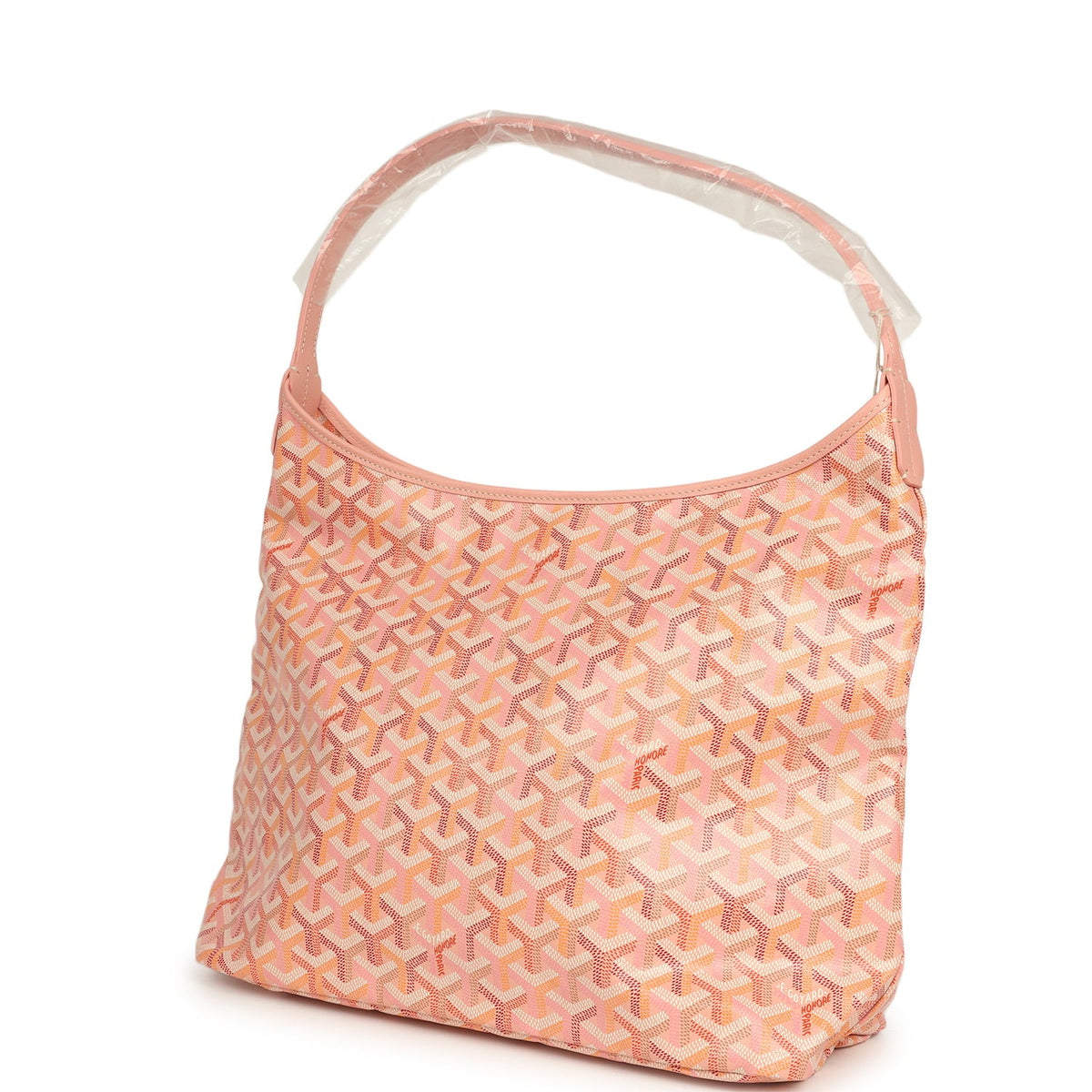 Goyard Goyardine Powder Pink Boheme Hobo Bag Palladium Hardware