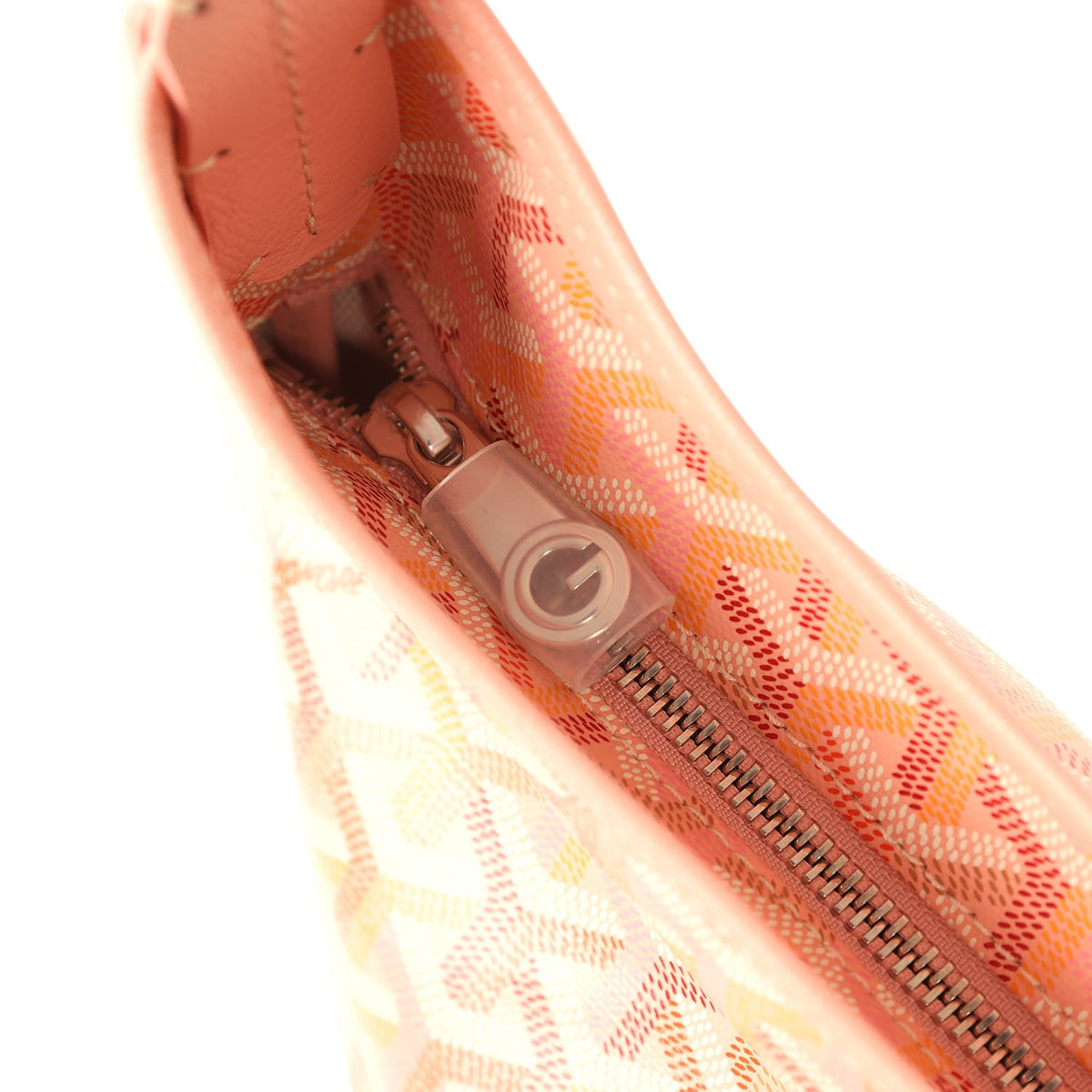 Goyard Goyardine Powder Pink Boheme Hobo Bag Palladium Hardware