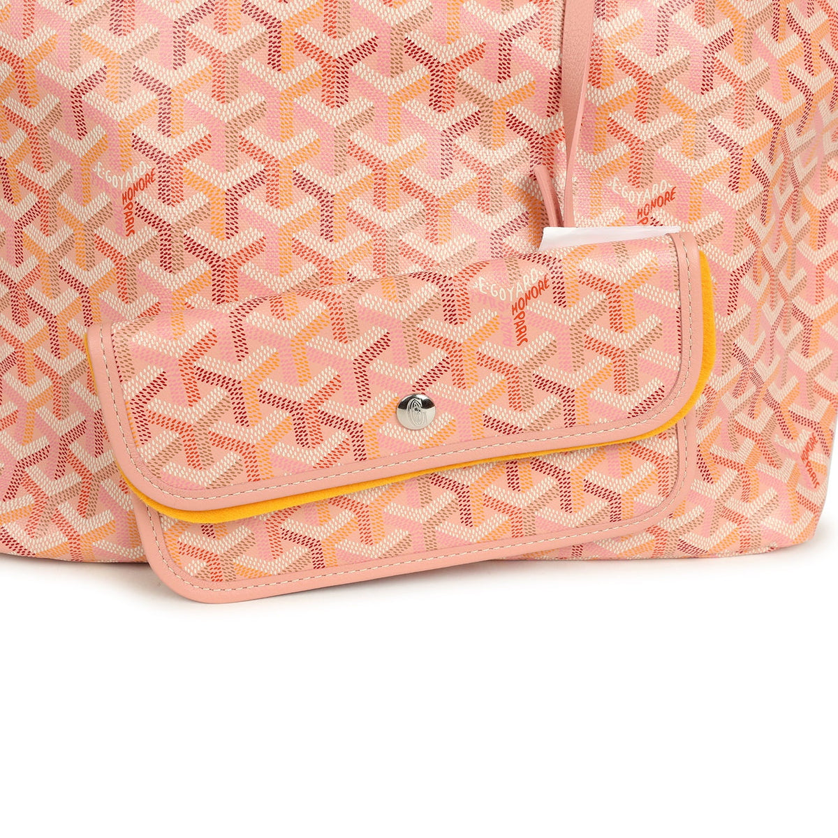 Goyard Goyardine Powder Pink Boheme Hobo Bag Palladium Hardware