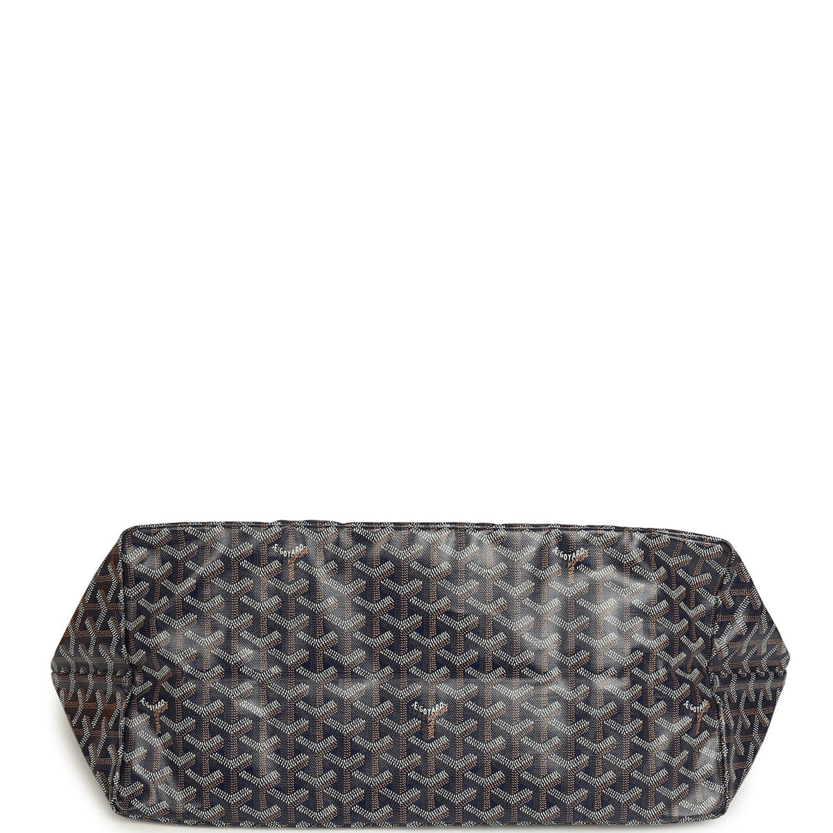 Goyard Goyardine Navy Saint Louis GM Tote Bag Palladium Hardware