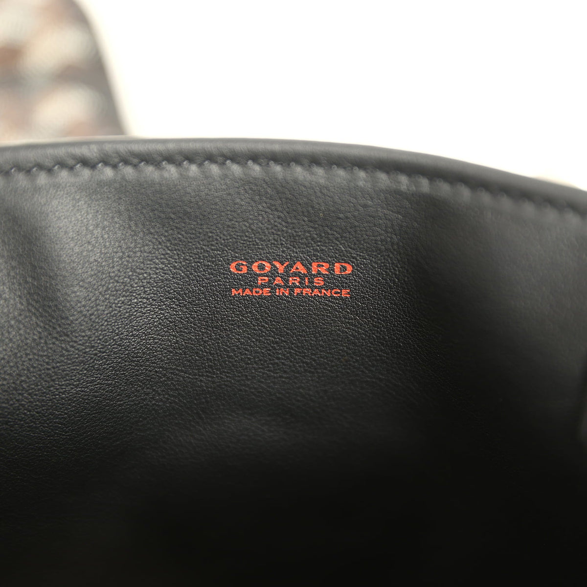 Goyard Goyardine Hand-Painted Heart Anjou Black Mini Bag Palladium Hardware