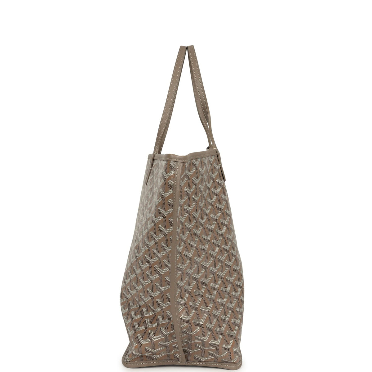 Goyard Goyardine Greige Anjou PM Embroidered Bunny Tote Palladium Hardware