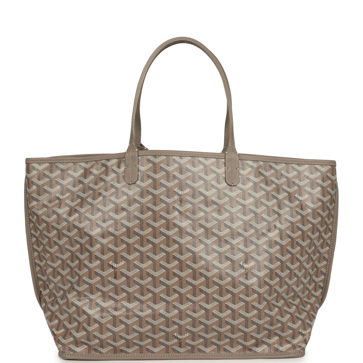 Goyard Goyardine Greige Anjou PM Embroidered Bunny Tote Palladium Hardware