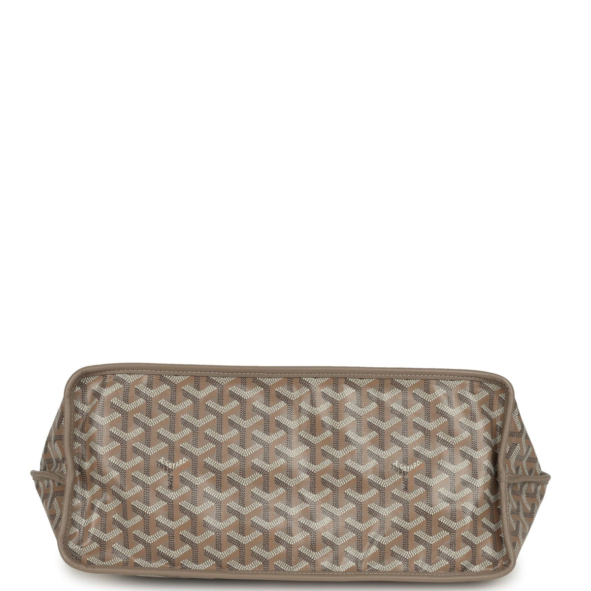 Goyard Goyardine Greige Anjou PM Embroidered Bunny Tote Palladium Hardware