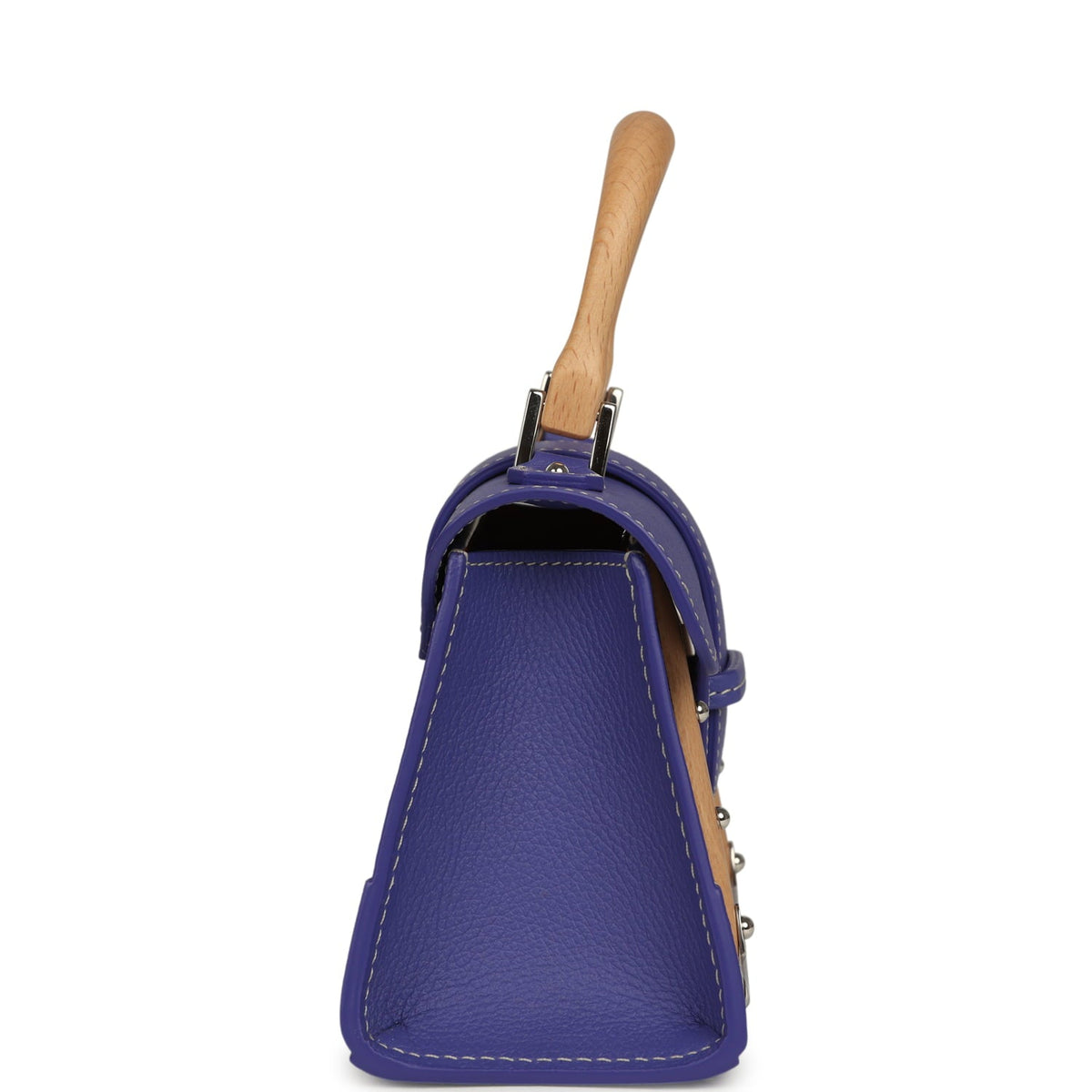 Goyard Goyardine Canvas Blueberry Purple Saigon Structure Nano Palladium Hardware