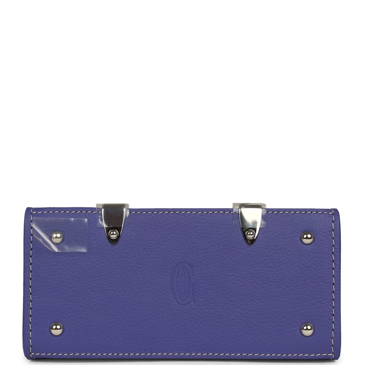Goyard Goyardine Canvas Blueberry Purple Saigon Structure Nano Palladium Hardware